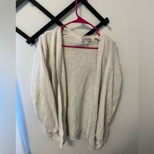 White medium cardigan!